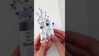 How to mix the perfect shade of lavender using MaimeriBlu watercolors watercolorflorals watercolor [upl. by Yecnuahc]