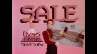 Dykes Furniture UK TV Advert  Sunday 25th December 1984 [upl. by Forrester]