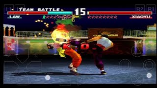 TEKKEN3  TEAM BATTLE MODE OF THE GAME 😱 4K HD GAMEPLAY 60FPS IN PHONE 😯 gaming gameplay [upl. by Naval]