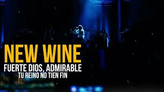 NEW WINE  Fuerte Dios admirable consejero Príncipe de paz 🔥🔥 Tu reino no tiene fin [upl. by Azer]