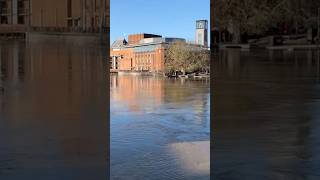 River walk through Stratford upon Avon walking riverside [upl. by Aruasor]