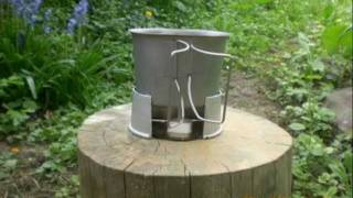 Canteen cup stove for army canteen cup DIY [upl. by Ogilvie]