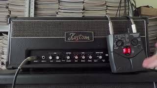 Kustom KG100HFX with KG412 cabinet and Zoom 505 II playthrough part 3 [upl. by Atews]