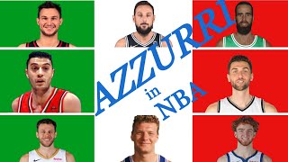 ALL ITALIAN players in NBA  I GIOCATORI ITALIANI NBA [upl. by Mcnully]