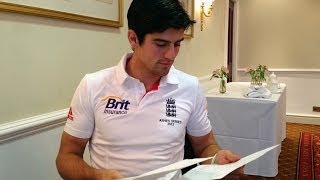 Alastair Cook answers more questions from the fans [upl. by Velleman]