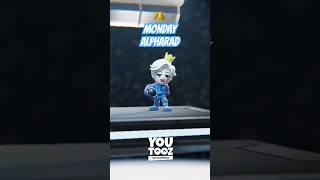 IT’S MONDAY AND ALPHARAD JUST DROPPED 🧑‍🚀🚀 youtooz alpharad amongus [upl. by Salta]