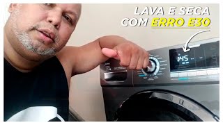 LAVA E SECA MIDEA  ERRO E30 [upl. by Hairem]