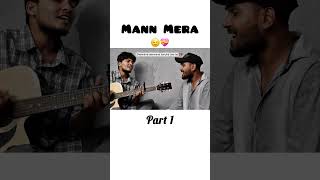 Mann Mera guitar cover 😎🎸 shorts trending guitar shortvideo [upl. by Marcille734]