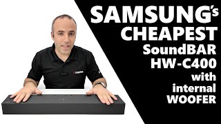 Samsung HWC400 Cheapest Soubdbar is it Any Good [upl. by Marou]