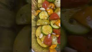 Fresh baked veggies with chicken [upl. by Vitalis]