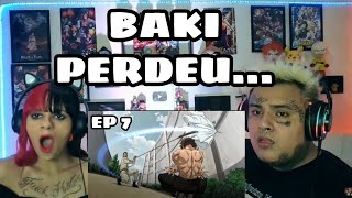 BAKI VS YANAGI BAKI  EPISODE 7  REACTION [upl. by Lanfri920]