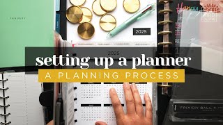 HOW TO SET UP A PLANNER  A StepbyStep Planning Process to Create the Perfect Planner Setup [upl. by Patrizia]