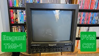 Ikegami TM91 PVM CRT Monitor Overview [upl. by Aleakam]