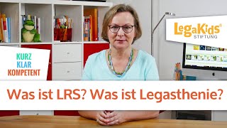 Was ist LRS  Was ist Legasthenie [upl. by Alyss]