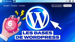 Wordpress expliqué en 6 minutes  débutant [upl. by Conlan503]