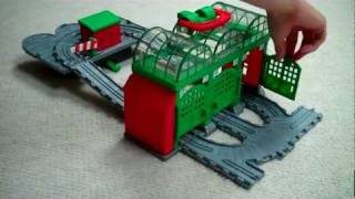 Take N Play KNAPFORD STATION Thomas And Friends Toy [upl. by Ynogoham]