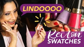 Esmaltes Revlon  TODOS que TEMOS  Vício de Menina [upl. by Siraval]