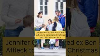 JenniferGarner invited ex Ben Affleck to celebrate Christmas with her shorts benaffleck jlo [upl. by Ahidam]