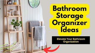 Bathroom Storage Organizer Ideas Unlock Genius Bathroom Storage [upl. by Goldfinch202]