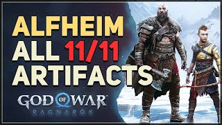 All Artifacts Alfheim God of War Ragnarok [upl. by Solrac448]