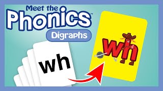 Meet the Phonics  Digraphs  Video Flashcards  Preschool Prep Company [upl. by Dinsmore]