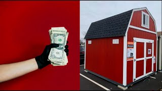 How much  Tuff Shed Paid Me Installer [upl. by Ixel241]