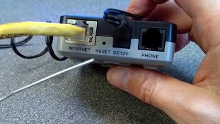 How to factory reset a Grandstream HT701 VoIP  SIP ATA [upl. by Adnolat]