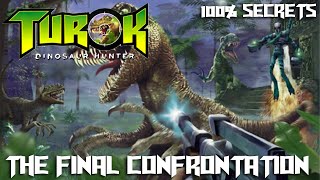 Turok Dinosaur Hunter PC  Level 8 The Final Confrontation 100 Secrets [upl. by Spatola]