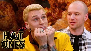 Machine Gun Kelly Has a Rematch with the Wings of Death  Hot Ones Throwback [upl. by Yaakov992]