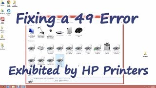 Fixing a 49 Error on HP Printers [upl. by Stillas546]