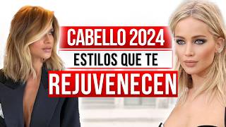 CABELLO 2024 que te QUITARÁ 10 AÑOS de Encima  TODO lo que se USARÁ  2024 Hair Trends [upl. by Nalo]