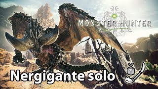 MHWorld Beta  Nergigante solo Insect Glaive  532 [upl. by Rufus]