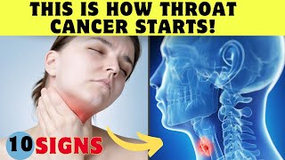 This is How Throat Cancer STARTS and No One Tells You  Symptoms [upl. by Chevy]