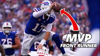 Buffalo Bills QB Josh Allen is now MVP Front Runner and Injury update [upl. by Aikram204]