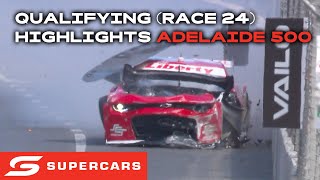 Qualifying Race 24 Highlights  VAILO Adelaide 500  2024 Repco Supercars Championship [upl. by Eceirahs]