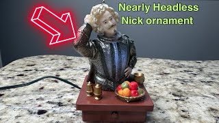 Hallmark Harry Potter Nearly Headless Nick ornament Demo and review [upl. by Anazraf]