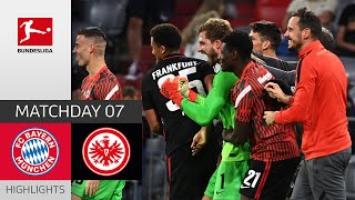 FC Bayern München  Eintracht Frankfurt 12  Highlights  Matchday 7 – Bundesliga 202122 [upl. by Cutcliffe638]