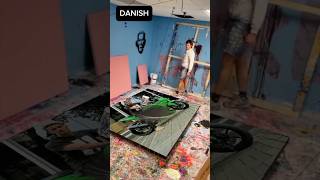 Danish Zehen Painting 😎🔥  Tej Chalai Tune Kyu Apni Gaadi 😞🚗 [upl. by Ayatan]