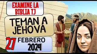 🔵 TEMAN A JEHOVÁ ✅EXAMINE LA BIBLIA TJ [upl. by Getraer185]