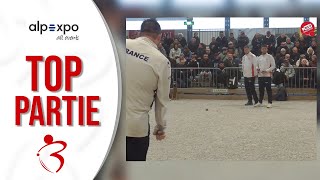 Top partie 👍 8e FRANCE vs MALATESTA  Mini WebTV Supranational à pétanque Grenoble 2023 [upl. by Eisele]