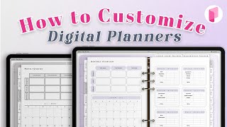 How to Customize a Digital Planner from Planify Pro [upl. by Durwin]