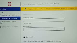 POLAND EMBASSY VISA APPLICATION FORM FILLING PROCESS STEP BY STEP GUIDE WORK  STUDY TRAVEL [upl. by Gabrila203]