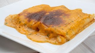 Canelones de perlón con velouté de calabaza  Karlos Arguiñano en tu cocina [upl. by Uyr]