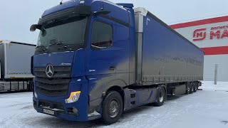 На Сургут 1 часть Дальнобой Безбашенные гонщики Mercedes или Scania [upl. by Hulbig]