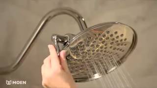 Moen S6320 Velocity 8 Two Function Rainshower Showerhead Review [upl. by Oruam]