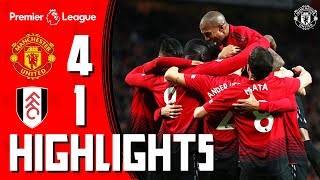 Highlights  Manchester United 41 Fulham  Premier League [upl. by Bryce70]