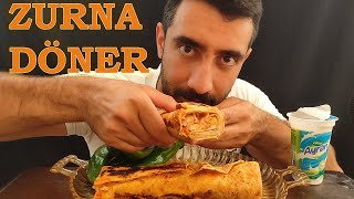 ZURNA DÖNER DÜRÜM ASMR  TÜRKÇE ASMR YEMEK asmr döner [upl. by Susej]