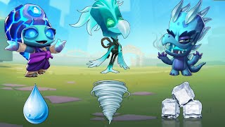 💧Water Shelly💧 vs 🌪Air Milo🌪 vs 🧊Ice Donna🧊  Zooba [upl. by Rot]