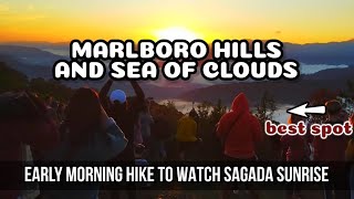 SUNRISE AND SEA OF CLOUDS AT MARLBORO HILLS SAGADA  Sagada Guide Expectation and Fees [upl. by Voe]