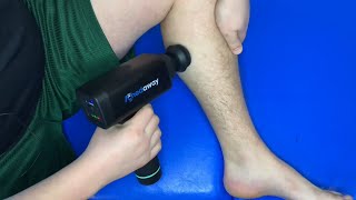 How To Use A Massage Gun On Shin Splints [upl. by Calv]